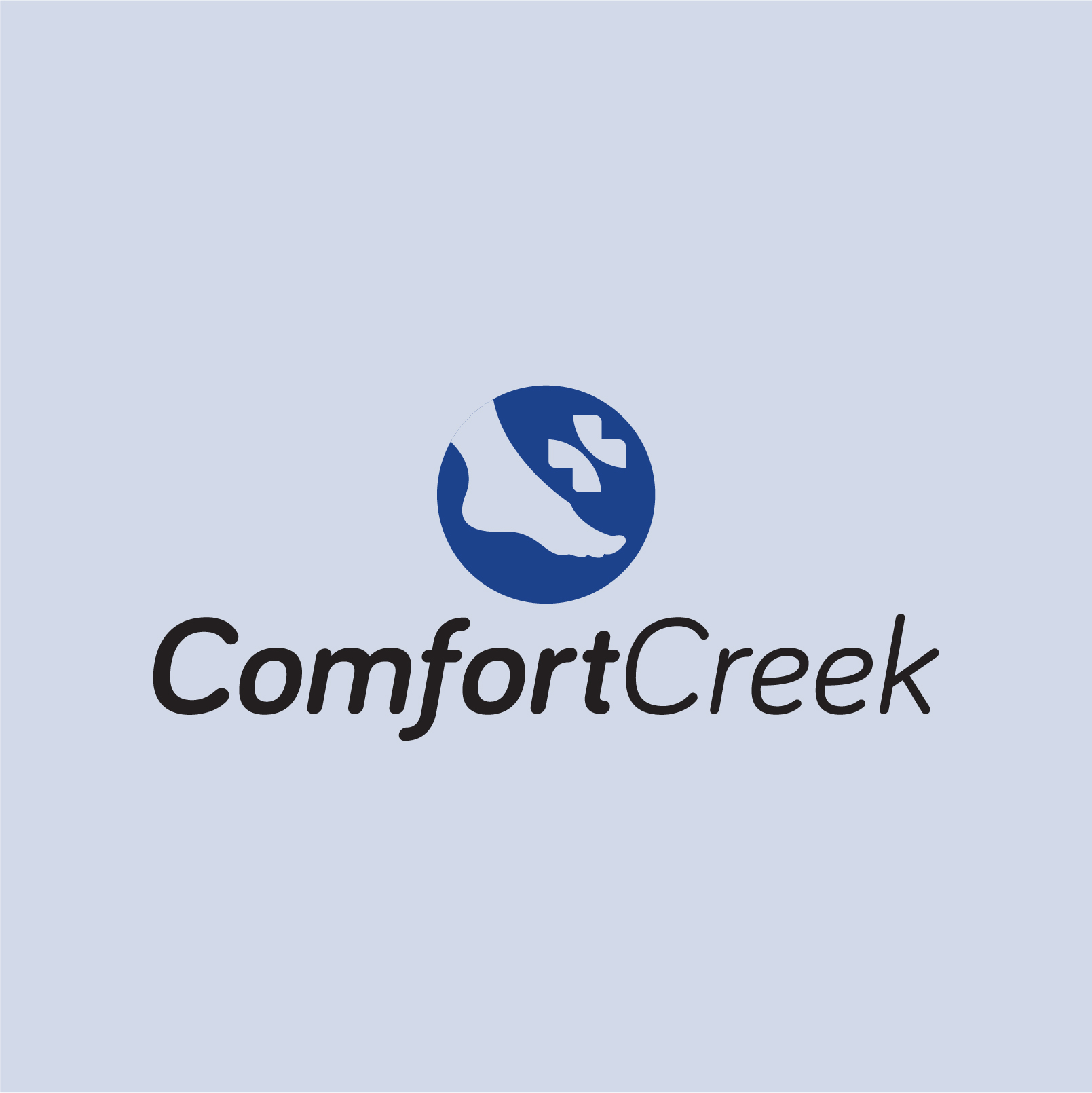 ComfortCreek logo design – healthcare and medical brand identity