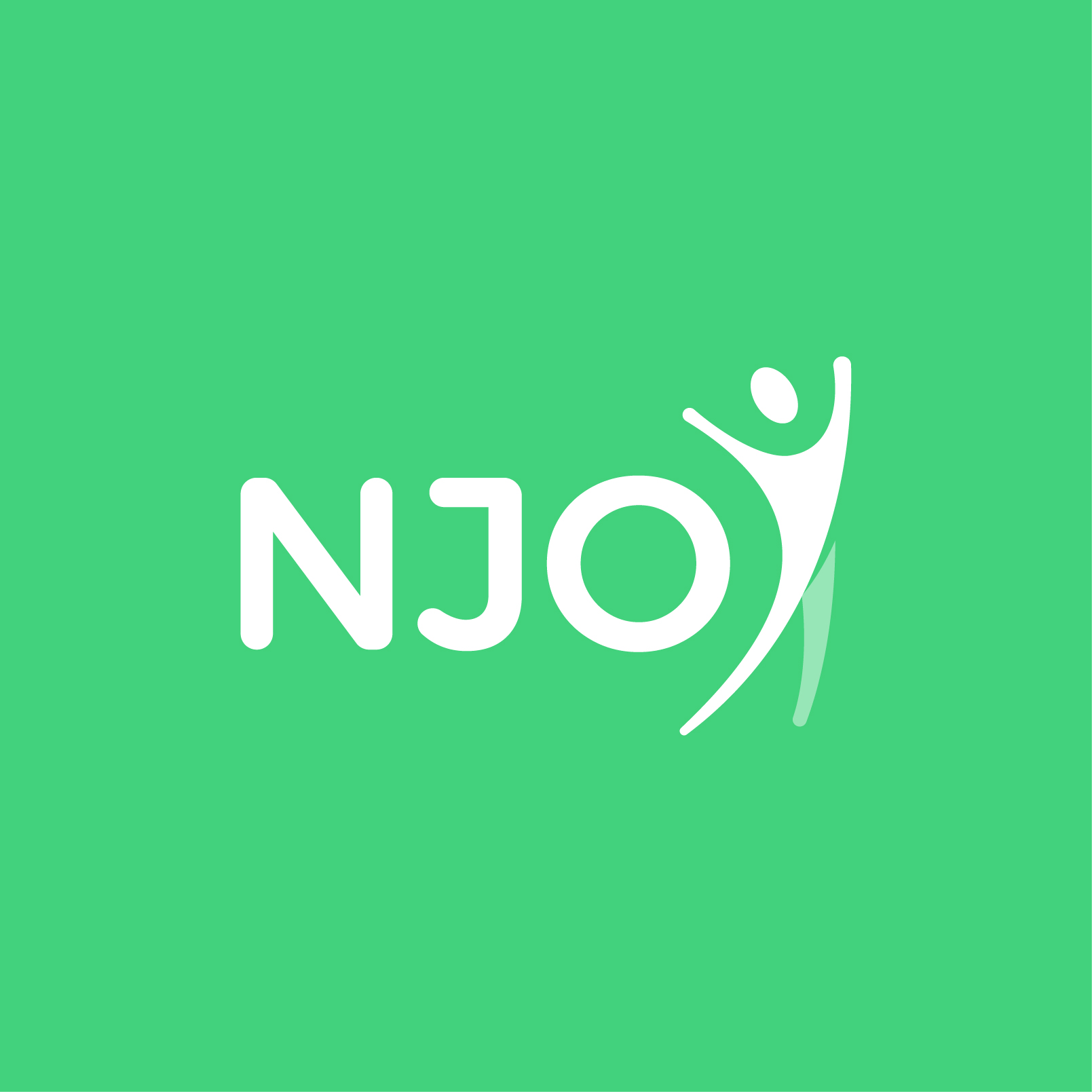 NJOY logo design – fitness and wellness brand identity