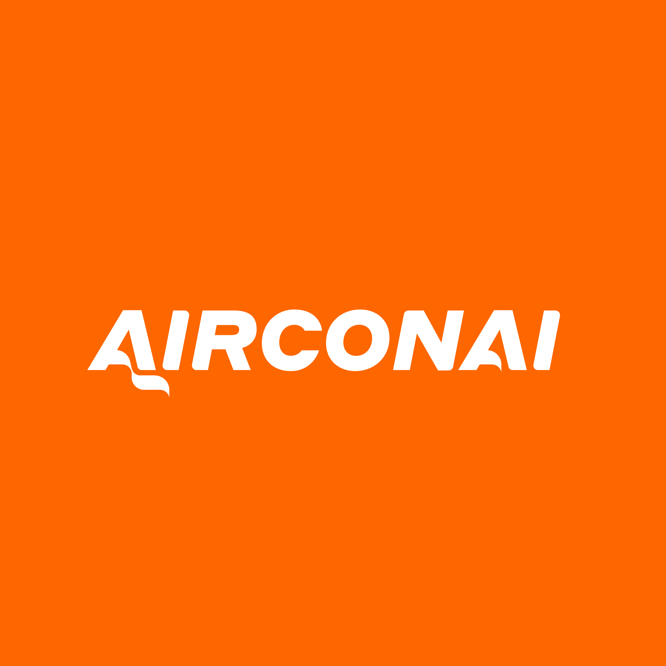 Airconai modern minimalist logo design for a tech brand by ZakDesignz