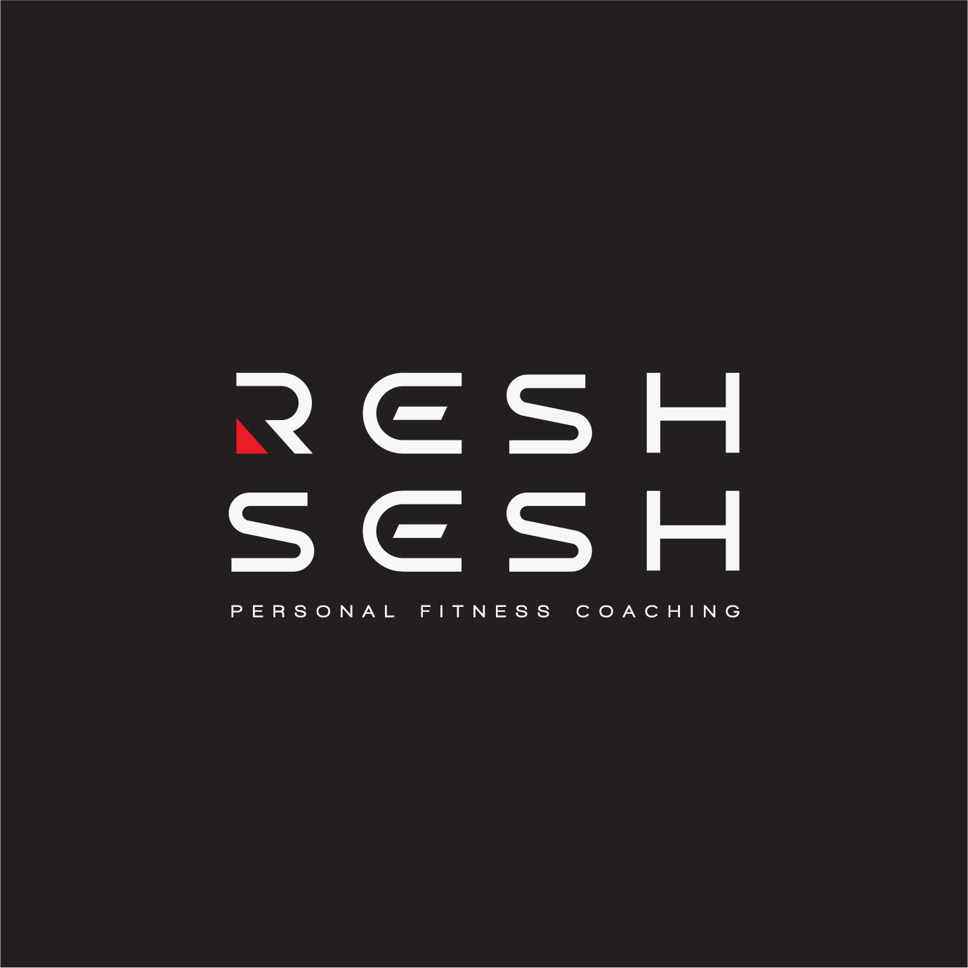 Resh Sesh personal fitness coaching apparel logo design by ZakDesignz